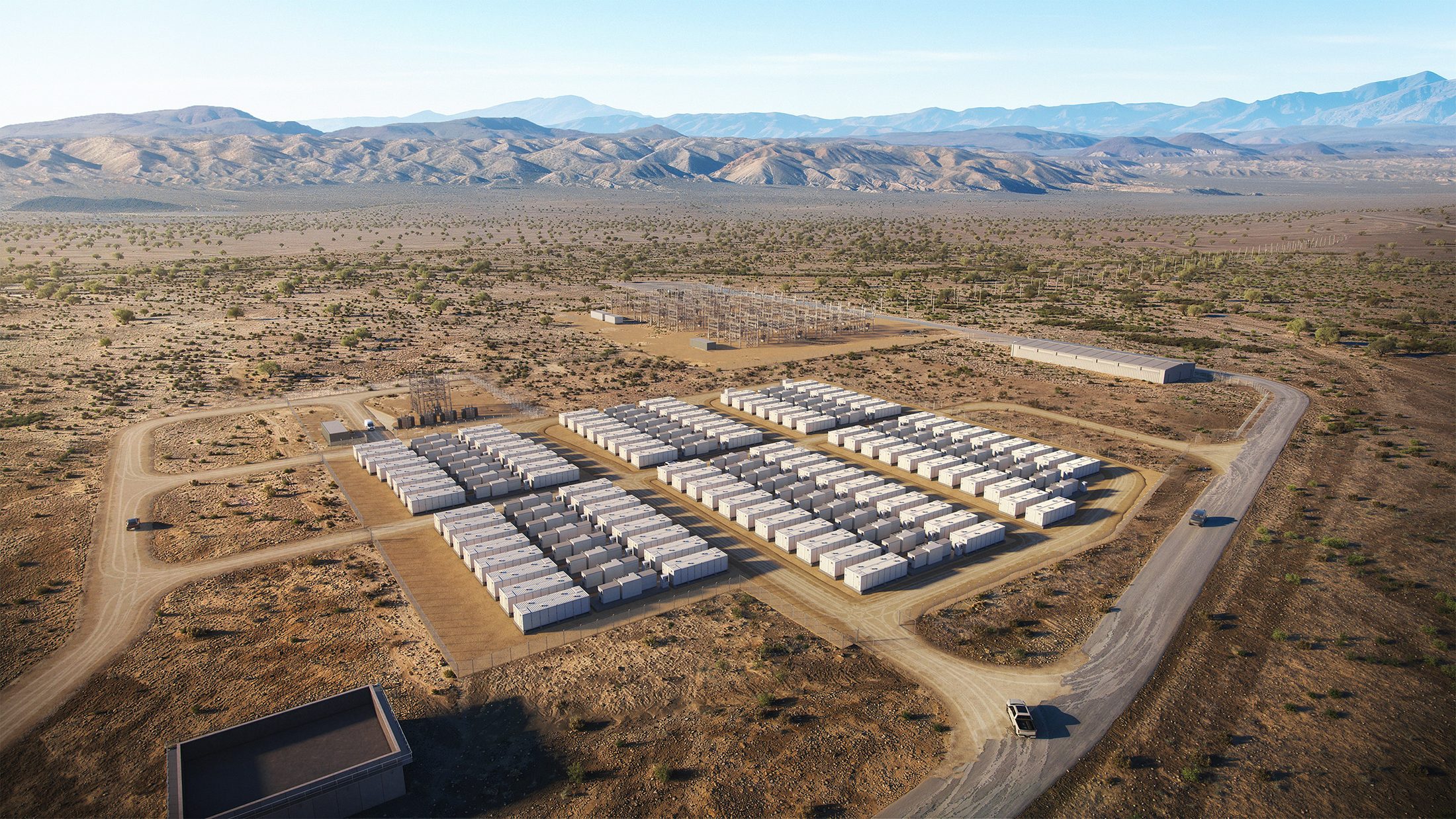 Energy Vault battery energy storage system site