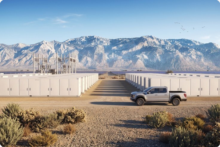 Aerial view of the Stoney Creek Battery Energy Storage System site
