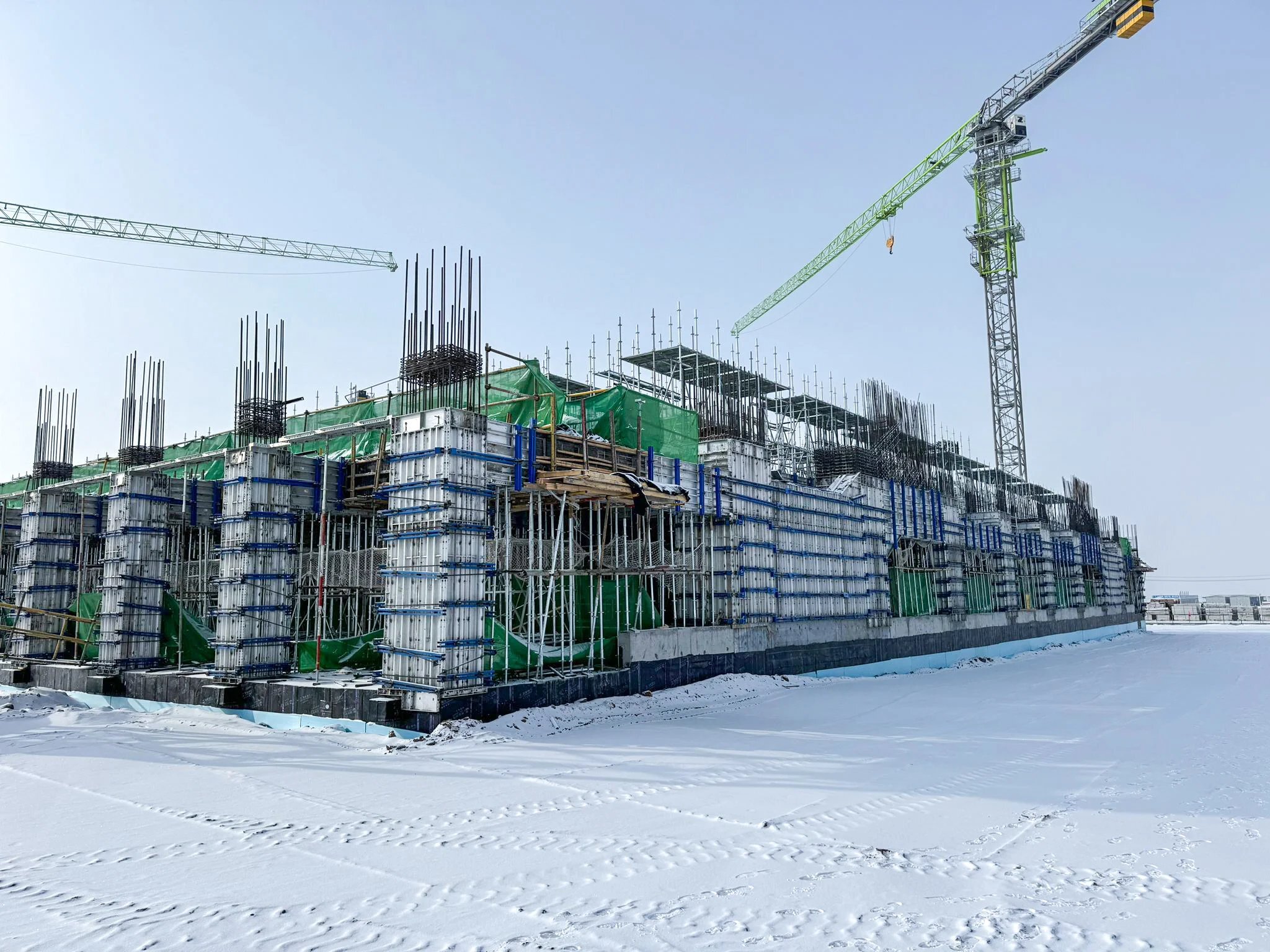 EVx gravity storage structure under construction