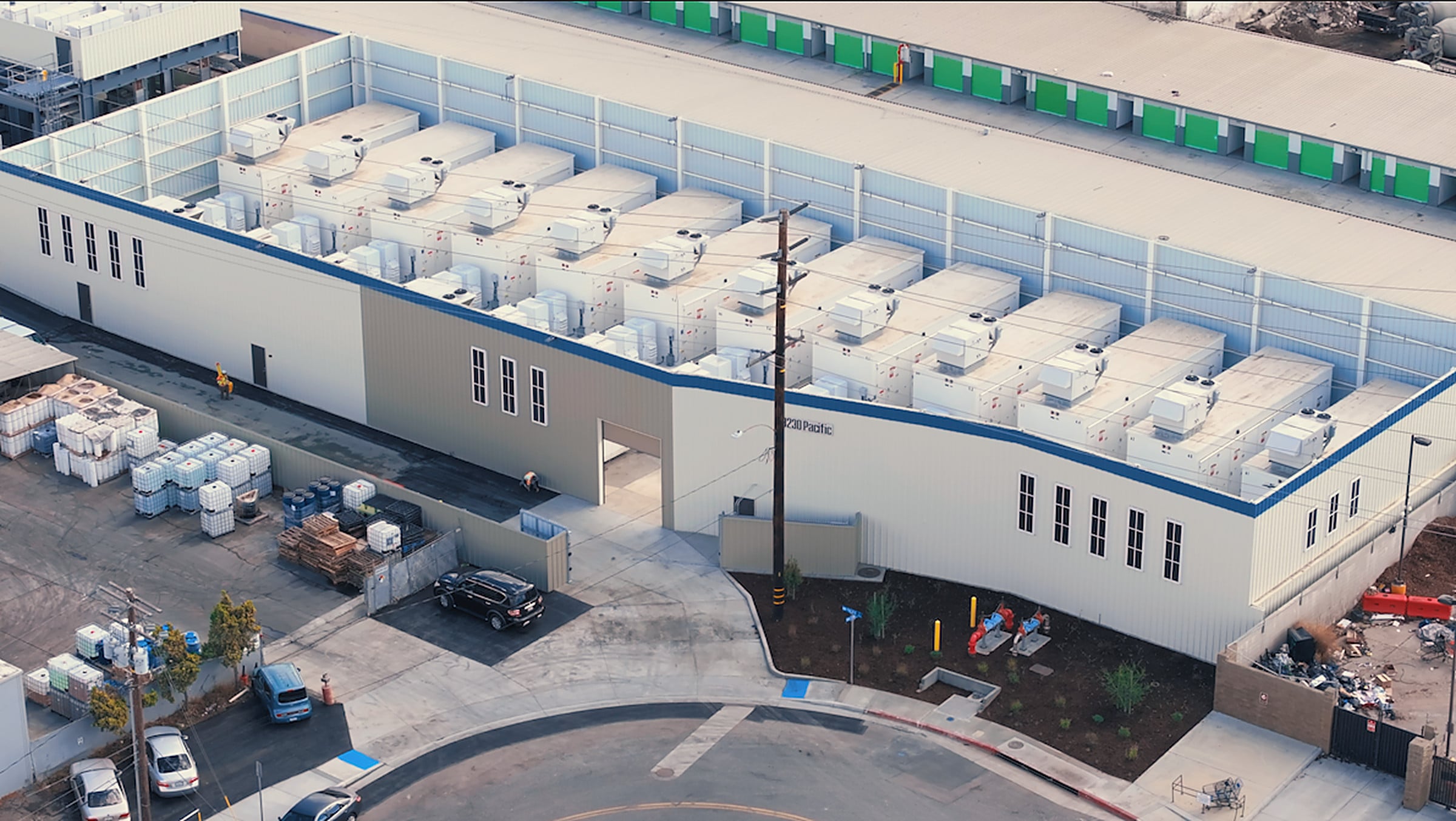 Aerial view of the Stanton Battery Energy Storage System