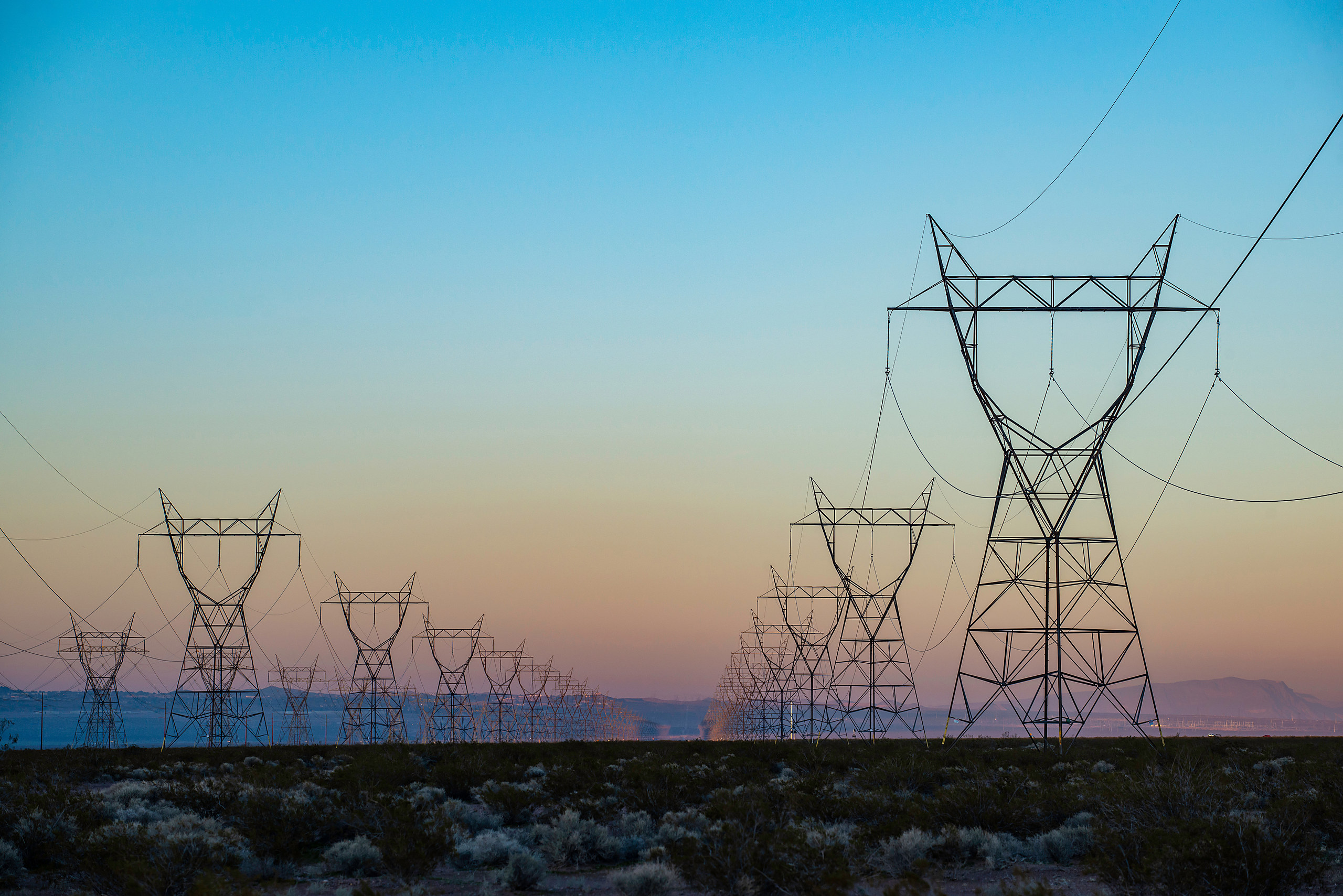 Utility-scale storage site serving a regional grid